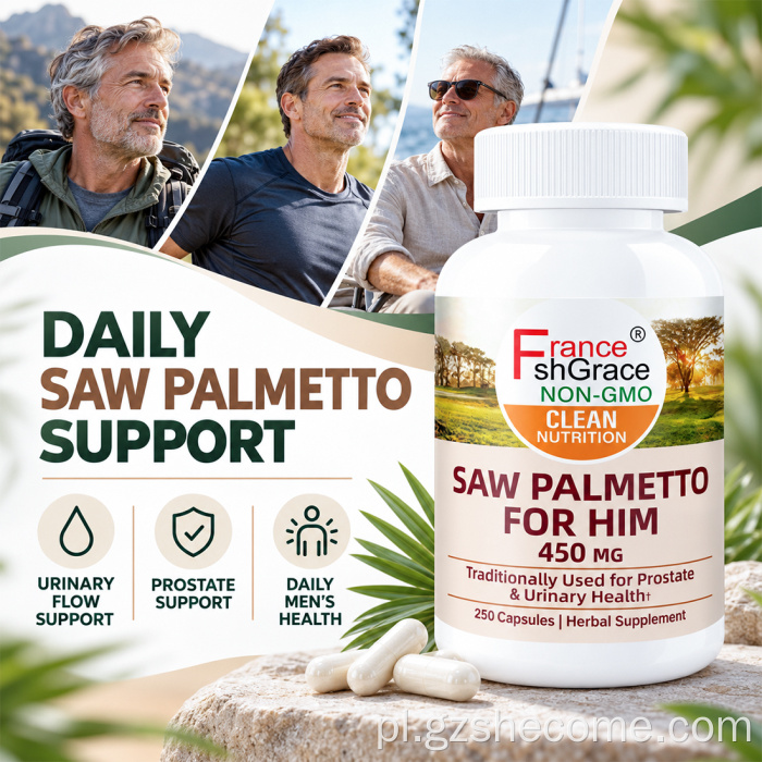 Shecome Prostate Support Saw Palmetto Kapsułki prostaty